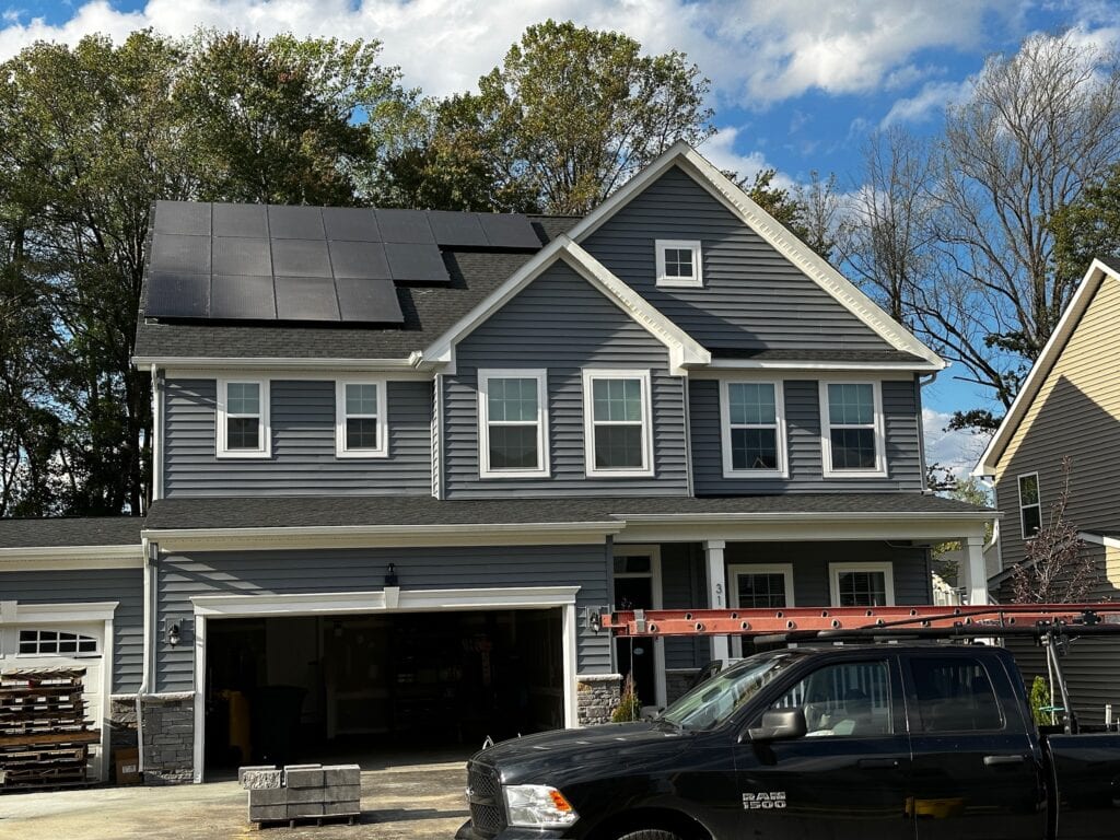Professional solar company in Prince George’s County, MD installing panels